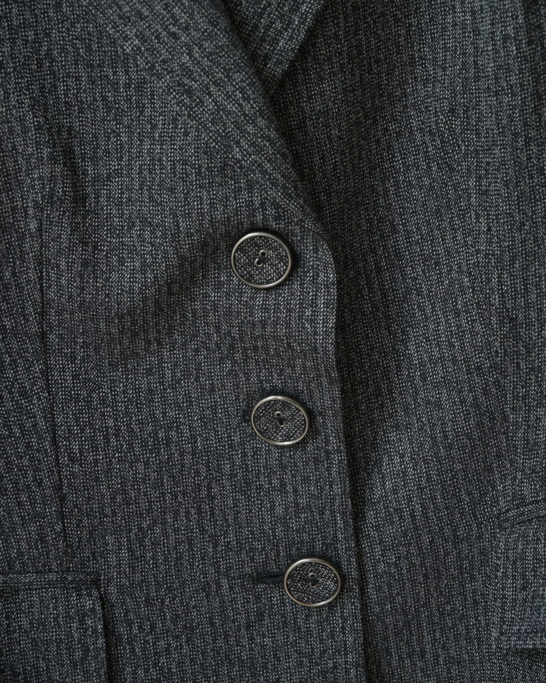 BLUE LES COPAINS CHARCOAL BLAZER (L/XL)
