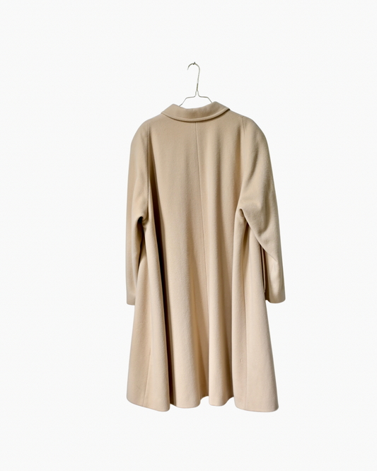 BURBERRY WOOL CAMEL SWING COAT (L/XL)