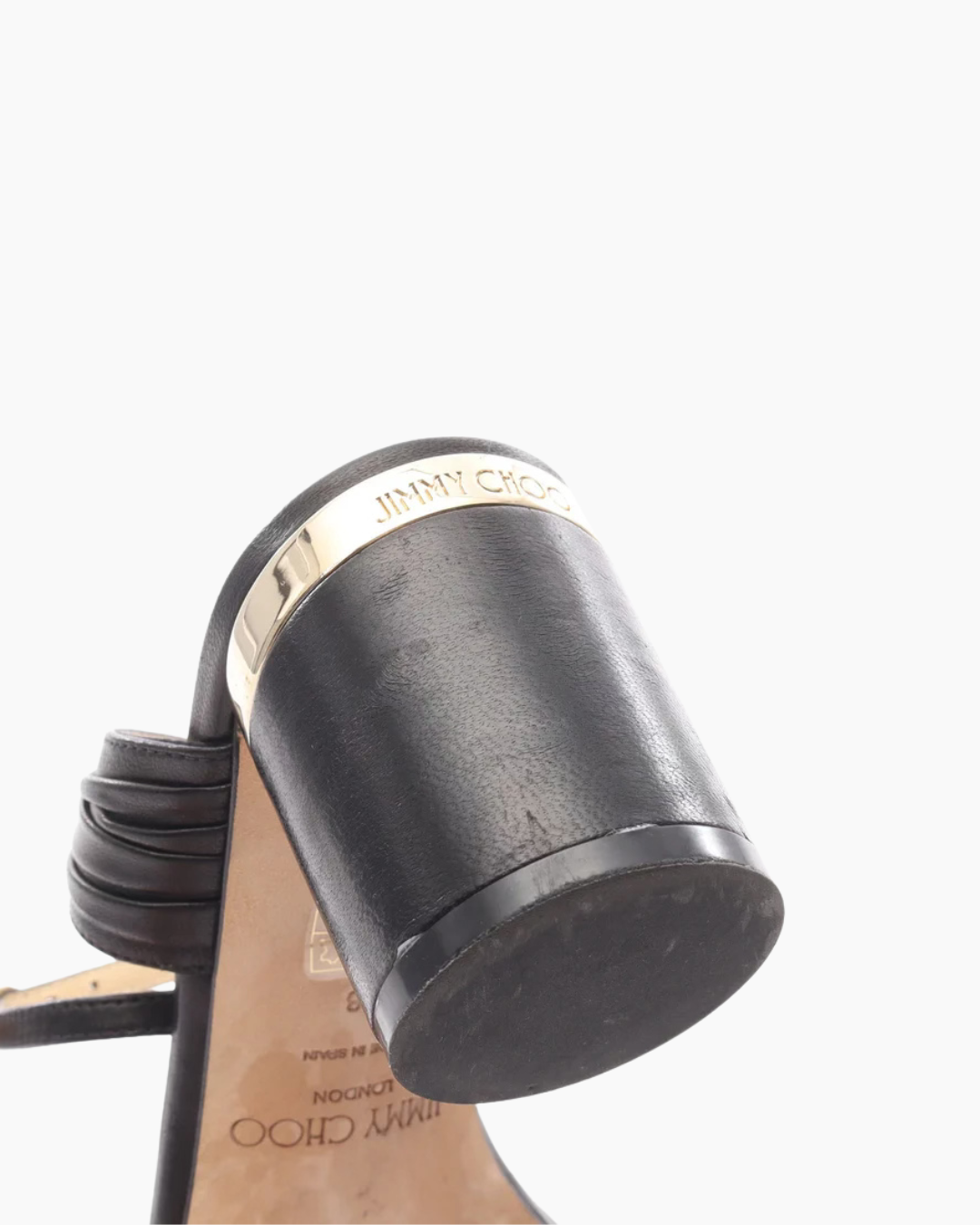 JIMMY CHOO LEATHER CITY SANDALS (37,5/38)