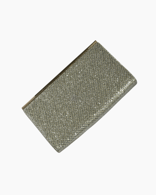 JIMMY CHOO SILVER CLUTCH