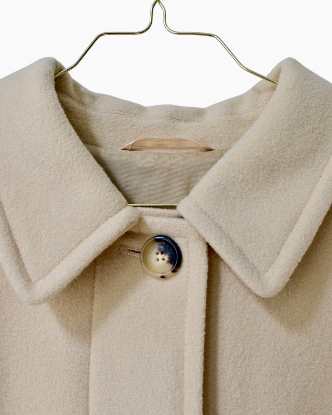 BURBERRY WOOL CAMEL SWING COAT (L/XL)