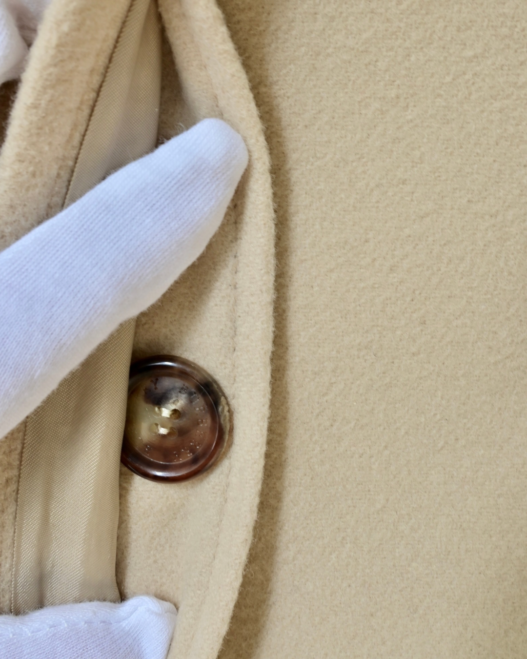 BURBERRY WOOL CAMEL SWING COAT (L/XL)
