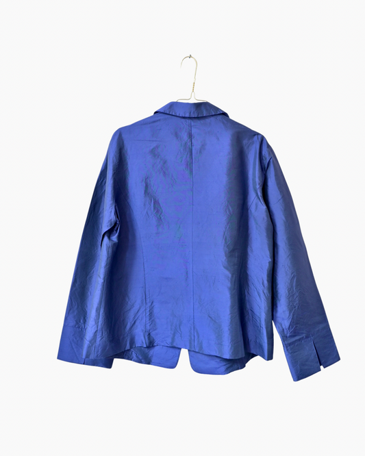PER TE BY KRIZIA SILK BLAZER (L/XL)