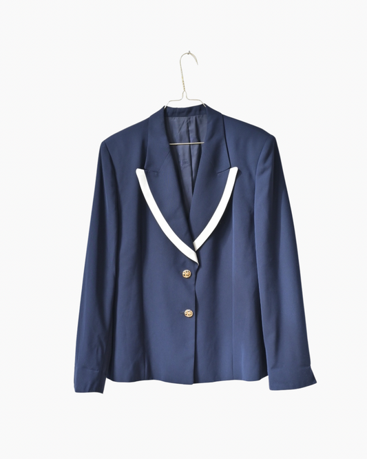 BURBERRYS’ NAVY BLAZER (M)